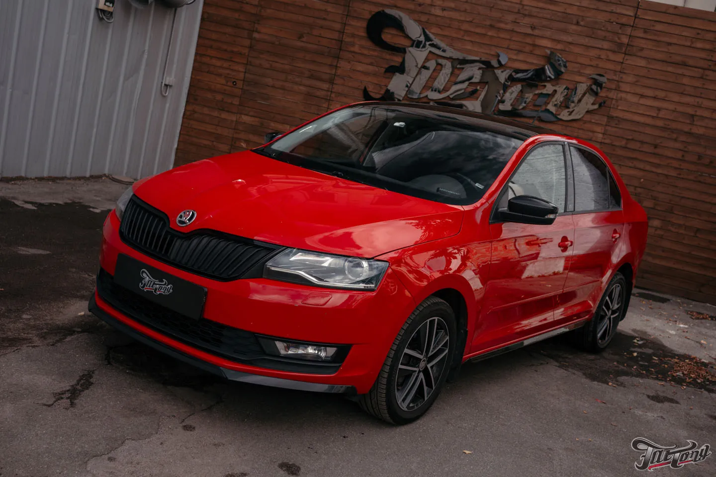 Кузовной ремонт Skoda Rapid после ДТП